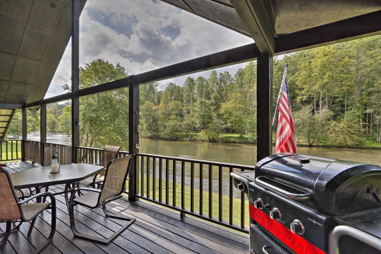 Hayesville Rivers Edge - Ultimate Riverfront Getaway מראה חיצוני תמונה
